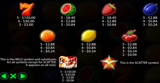 hot to burn extreme paytable paytable