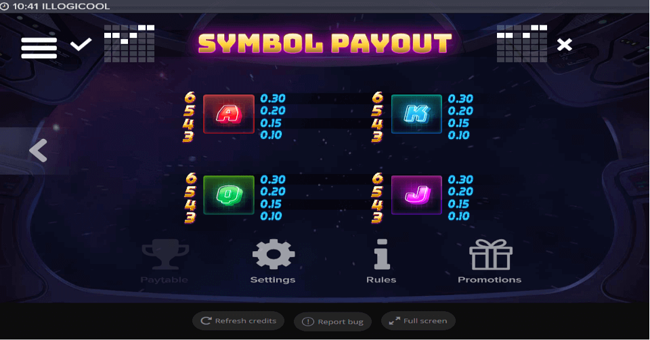 illogicool paytable2 paytable
