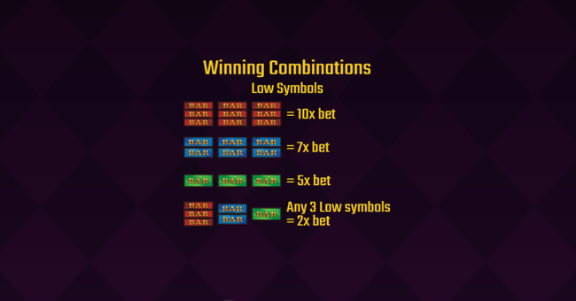 imperial colours paytable 2 paytable