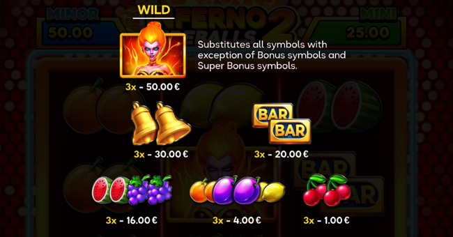 inferno fireballs 2 running wins paytable2 paytable