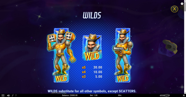 invading vegas revenge on mars paytable 1 paytable