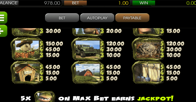 it came from venus 2 paytable