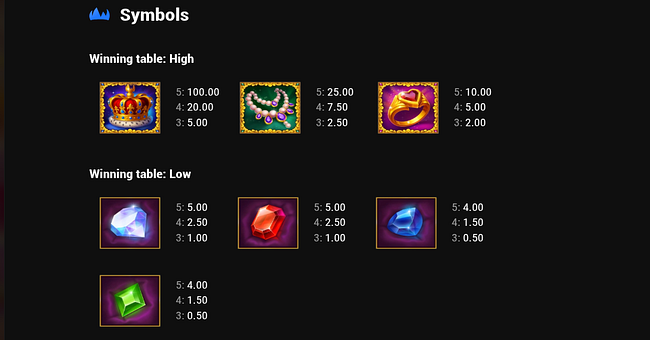 jackpot gems claw paytable paytable