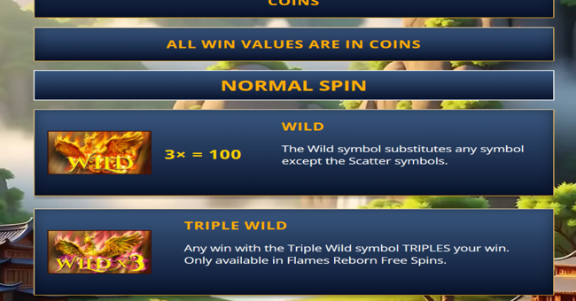 jade flame legacy paytable 1 paytable