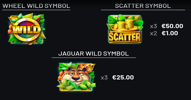 jaguars wheel paytable 1 paytable