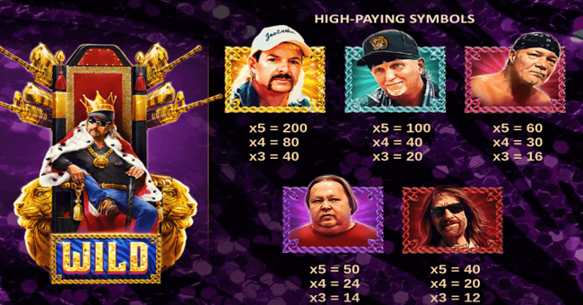 joe exotic paytable 1 paytable