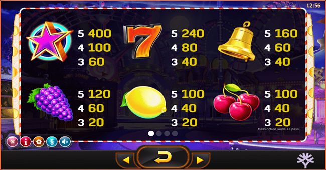 jokerizer 1 paytable