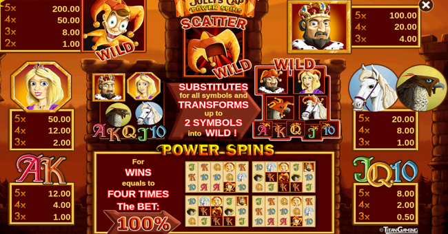 Jollys Cap Power Spins slot