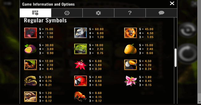 jumping jaguar paytable paytable