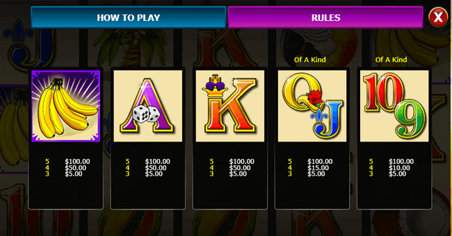 jungle monkeys paytable2 paytable