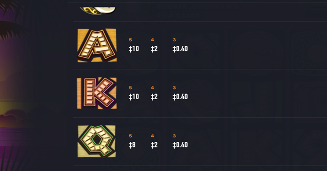 kanes inferno 2 paytable