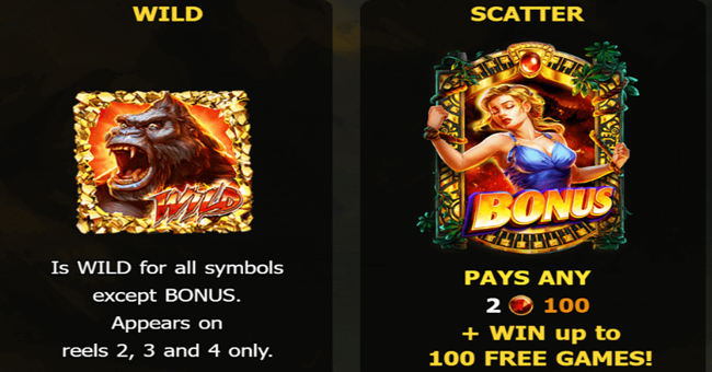 king kong fury paytable 1 paytable