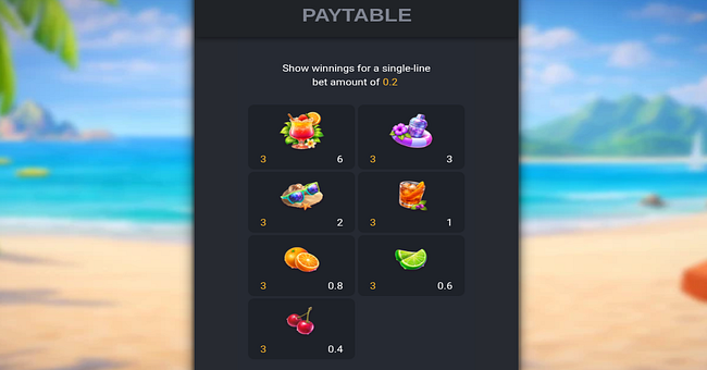 kong island paytable paytable