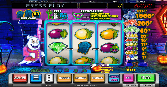 la mansion encantada paytable paytable