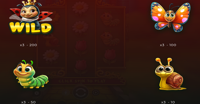 ladybug fortunes paytable 1 paytable