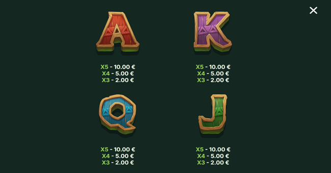 legacy of lost gold paytable 2 paytable