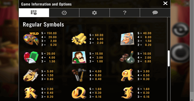 leonardos loot paytable paytable