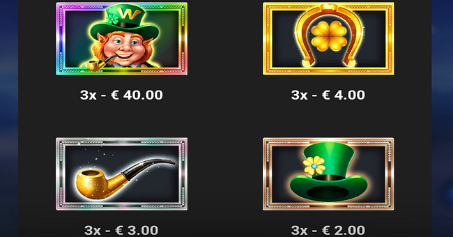 leprechaun hold paytable 1 paytable