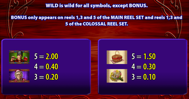 lil red paytable 2 paytable