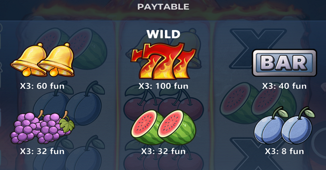 little devil coins paytable 1 paytable