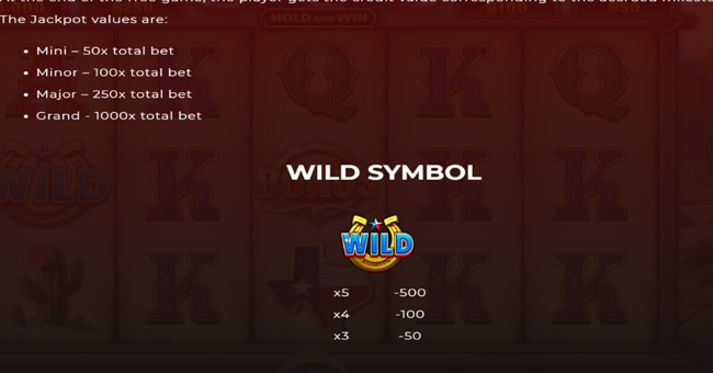 lone star longhorn hold and win paytable 2 paytable