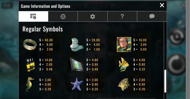 lost secret of atlantis paytable paytable