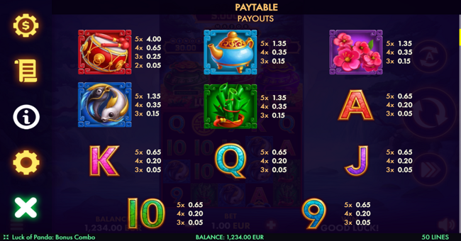 Lucky Pays Bonus Combo