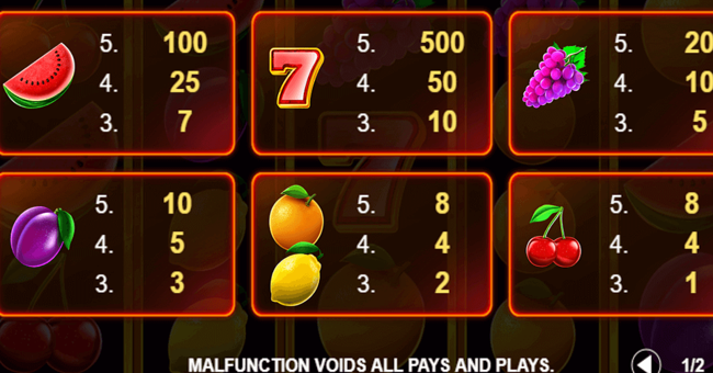 lucky 432 ways paytable paytable