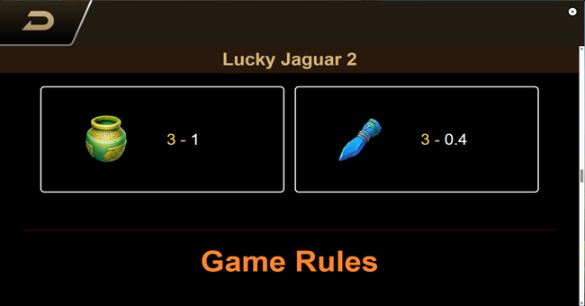 lucky jaguar 2 paytable 2 paytable