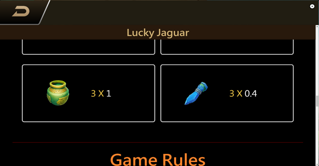 lucky jaguar paytable 2 paytable