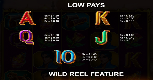 lucky lamp paytable 3 paytable