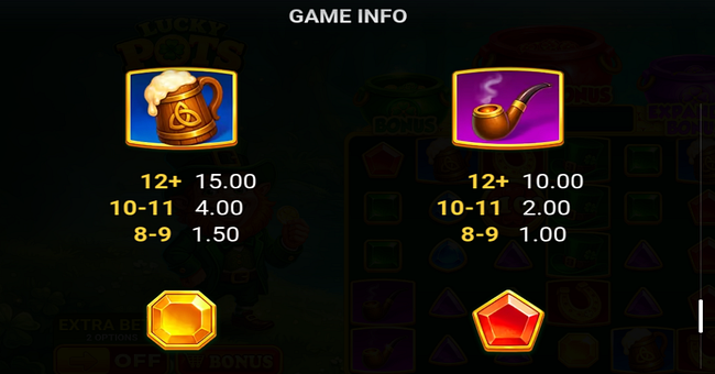 lucky pots x1000 paytable 2 paytable