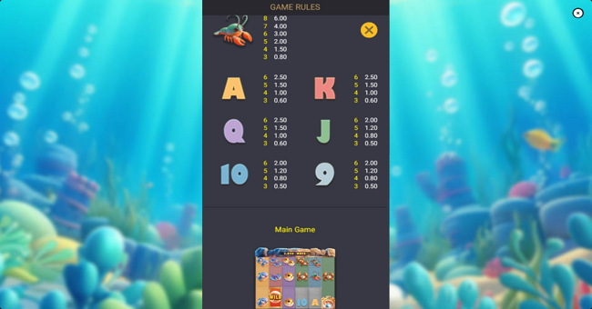 lucky twin sea paytable 3 paytable