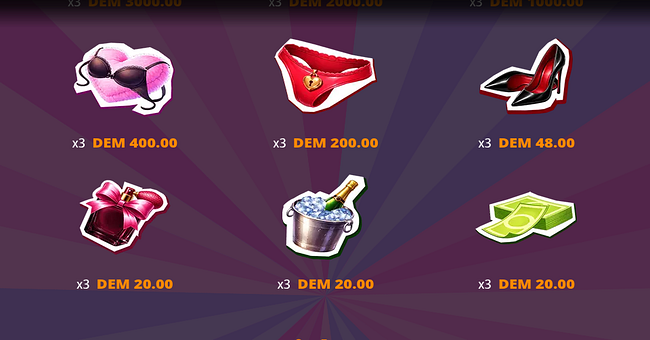 lucky vixens club paytable 2 paytable