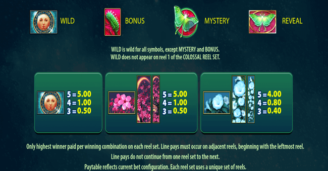 lunaris paytable 1 paytable