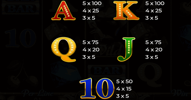 luxury club paytable 2 paytable