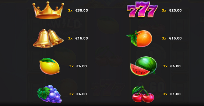 mad hit diamonds deluxe paytable paytable