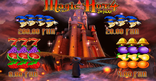 magic hot four deluxe paytable paytable