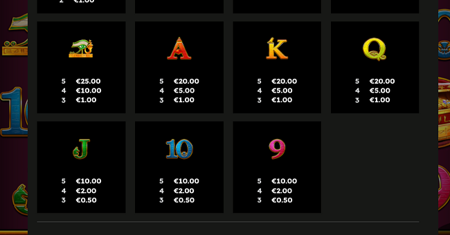 magic stone deluxe paytable 2 paytable