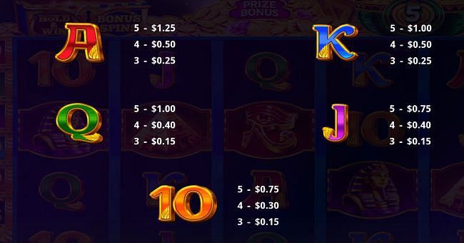 magic treasures hold and win lion paytable 2 paytable