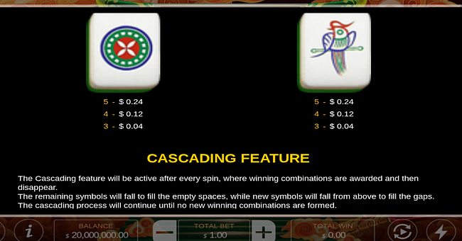 mahjong ways iv paytable 3 paytable