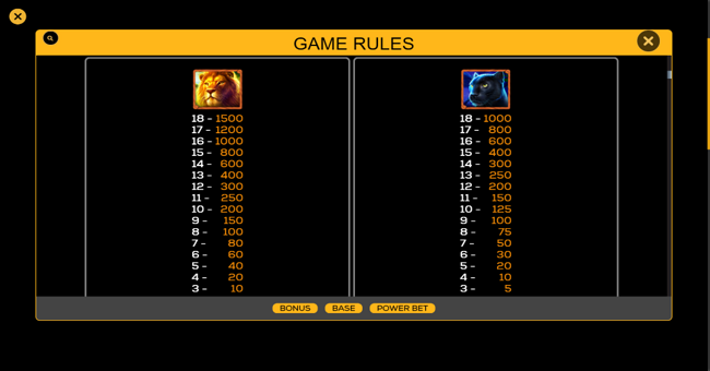 majestic cats deluxeways paytable 5 paytable