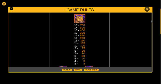 majestic cats deluxeways paytable 7 paytable