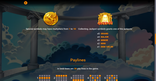 mancala gaming power of zeus paytable 2 paytable