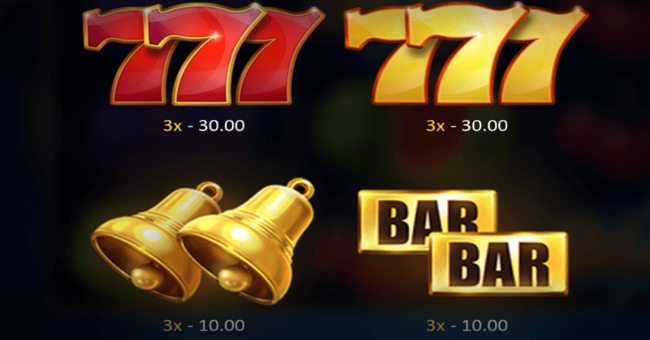 mega burning wins 1 paytable