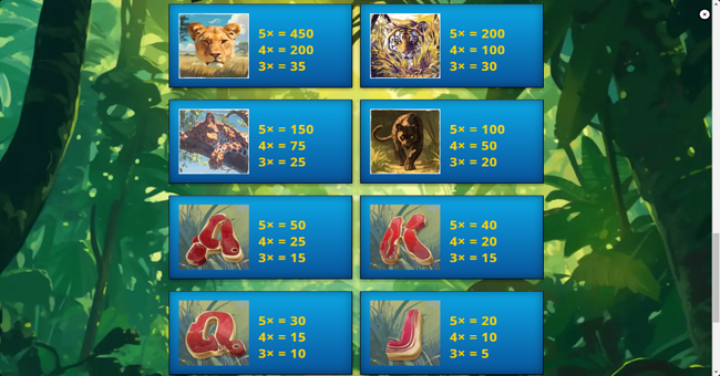 mega cats mega reel paytable paytable