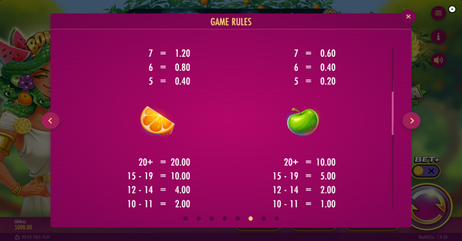 mejuicea paytable 2 paytable