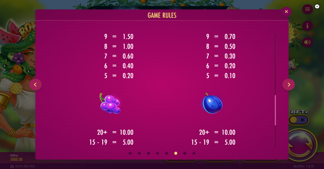 mejuicea paytable 3 paytable