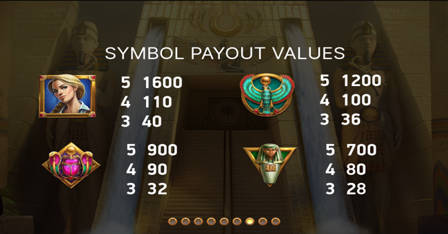mercy of the gods paytable 1 paytable