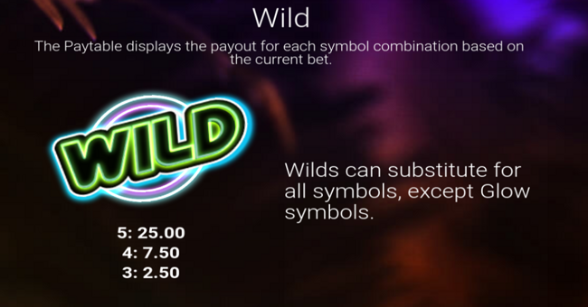 miami glow paytable 1 paytable